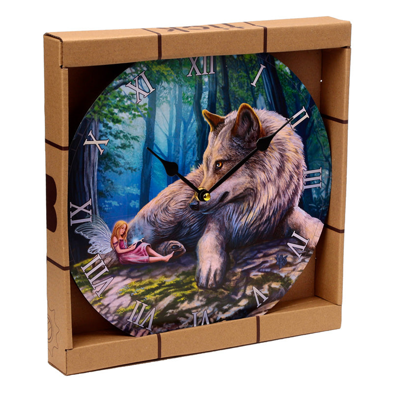 Decorative Fairy Stories Lisa Parker Fairy & Wolf Wall Clock CLCK04-0