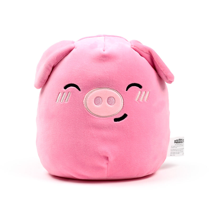 Squidglys Plush Toy - Oliver the Pig Adoramals Farm CUSH333-0