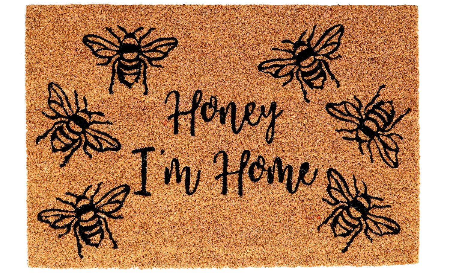 Coir Doormat with "Honey I'm Home"-0