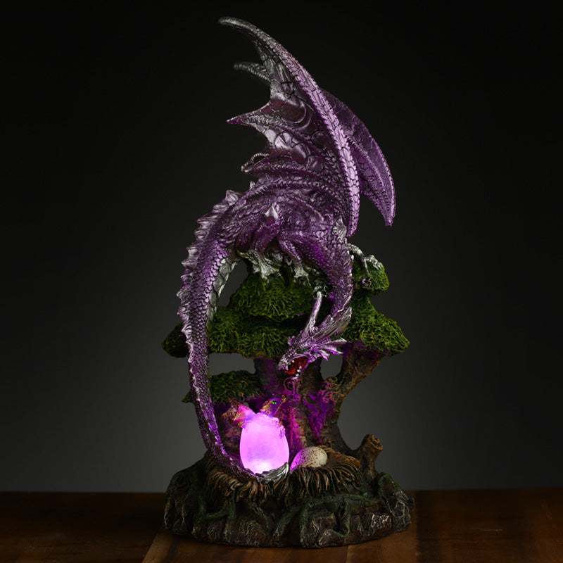 Tree of Life Dragon Mother LED Dark Legends Dragon Figurine DRG508-0