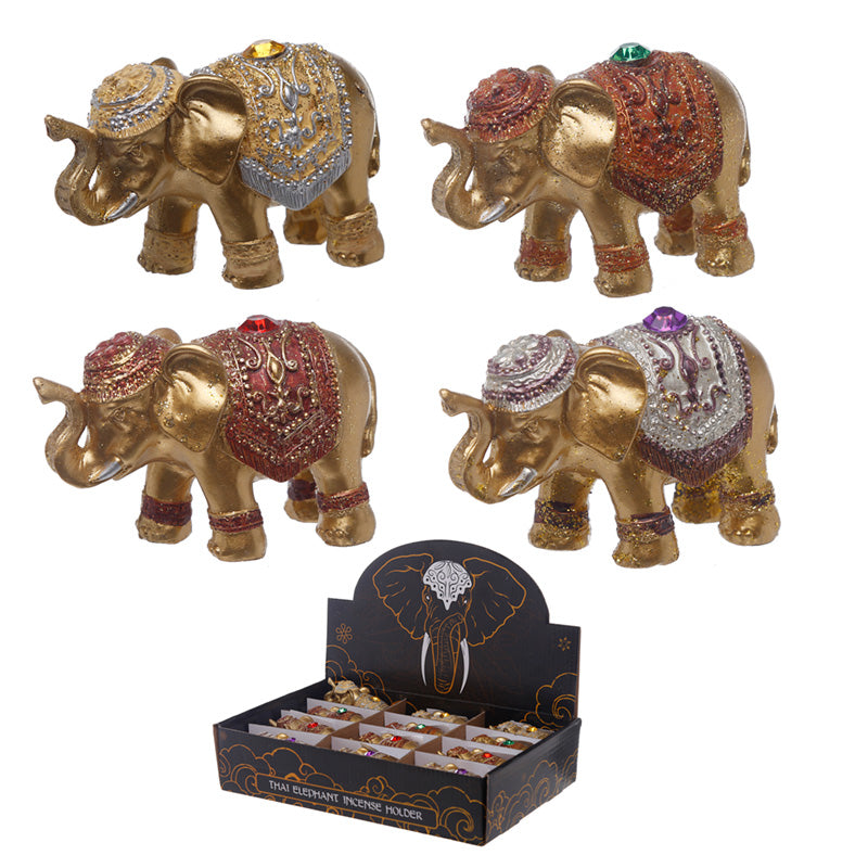 Cute Mini Collectable Elephant Incense Stick Holder ELE08-0