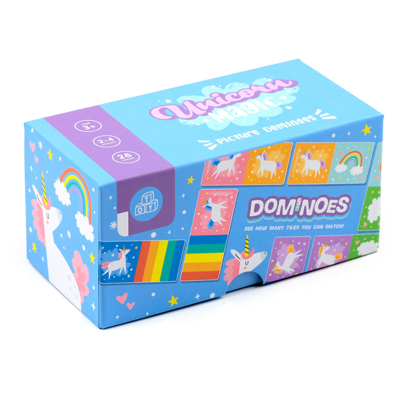 Kids Dominoes Set - Unicorn Magic GAME02-0