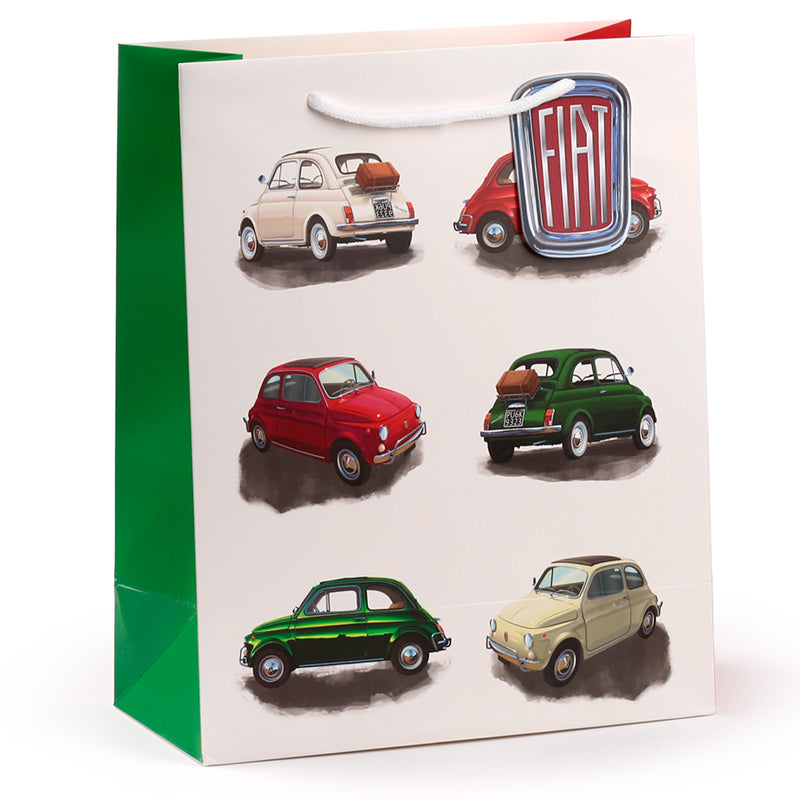 Gift Bag (Large) - Fiat 500 Retro Repeat GBAG110A-0