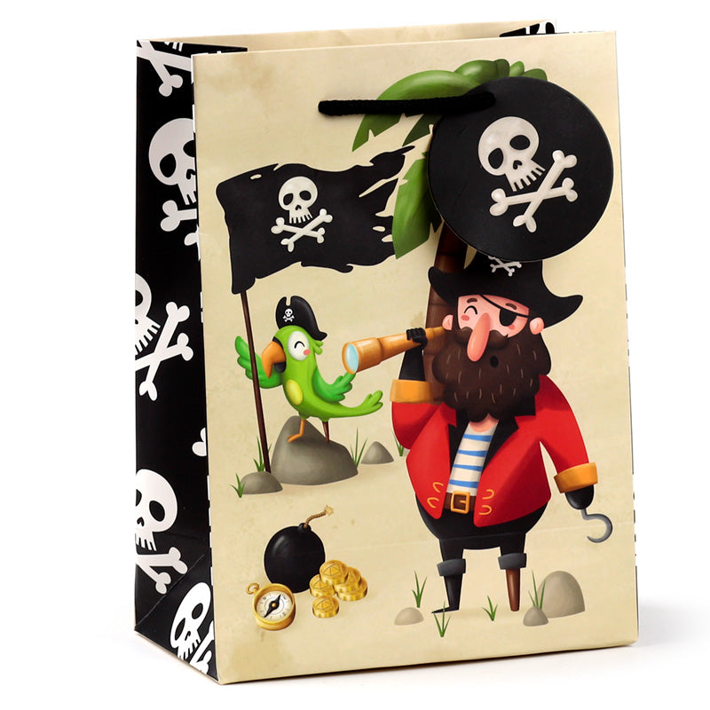 Gift Bag (Medium) - Jolly Rogers Pirates GBAG113B-0