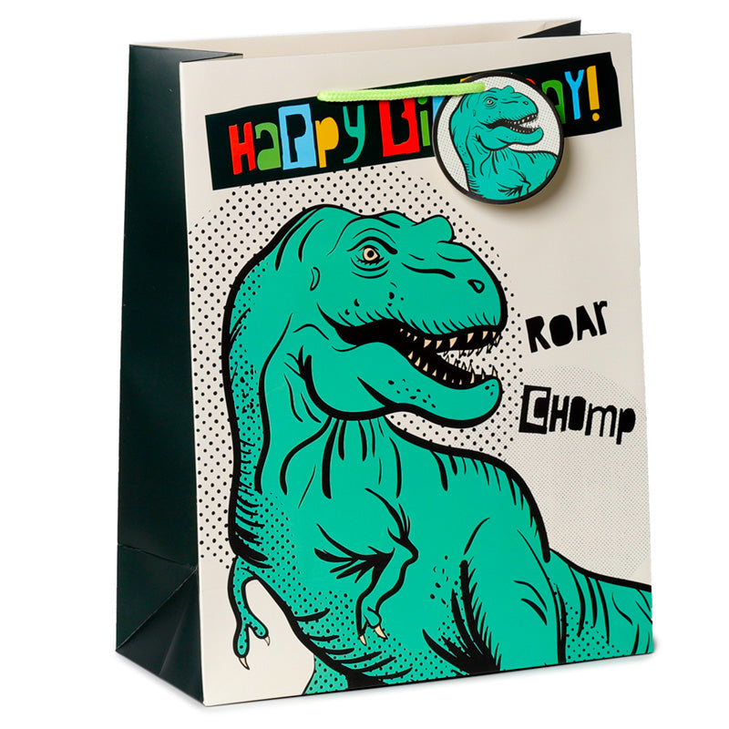 Gift Bag (Large) - Happy Birthday Dinosauria GBAG91A-0