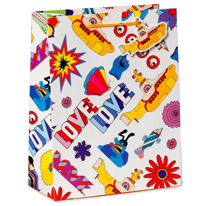 Gift Bag (Large) - The Beatles Yellow Submarine LOVE GBAG96A-0