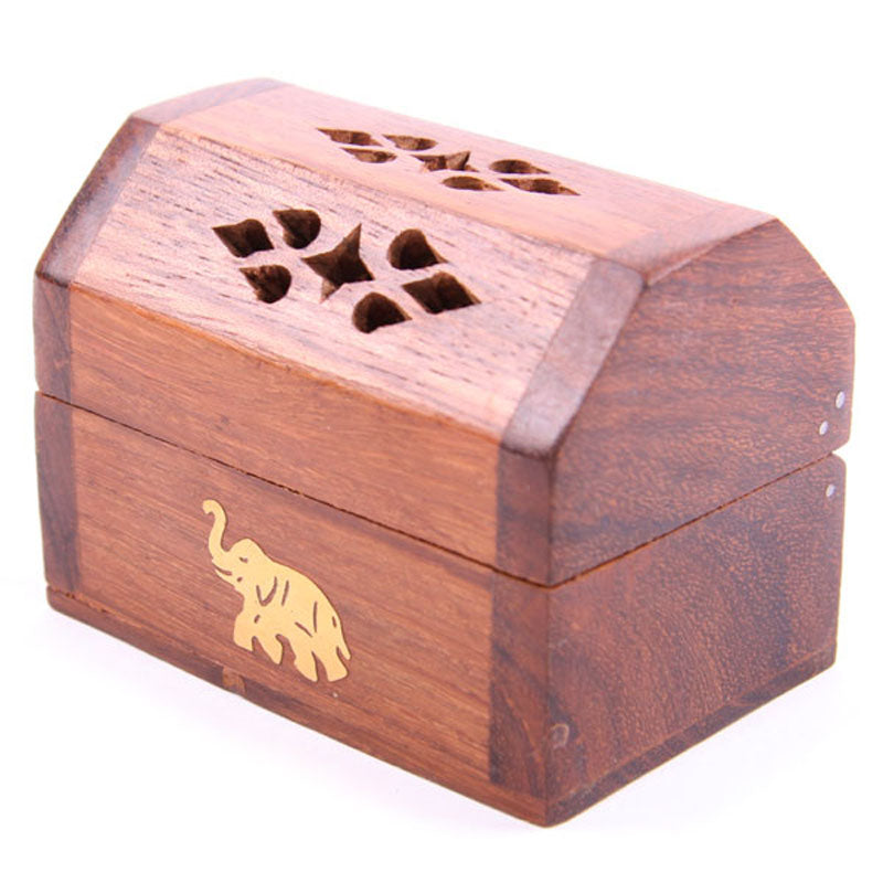 Decorative Sheesham Wood Mini Box IF170-0