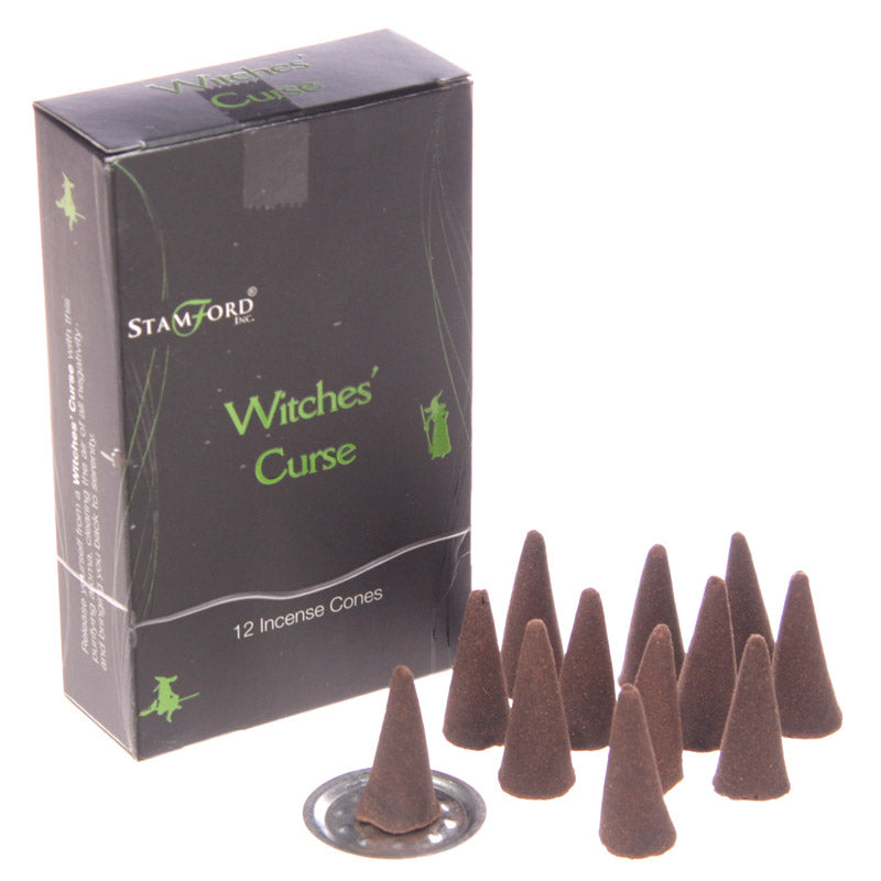 Stamford Black Incense Cones - Witches Curse INC286C-0