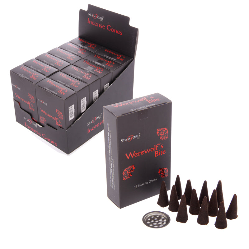 Stamford Black Incense Cones - Werewolfs Bite INC292C-0