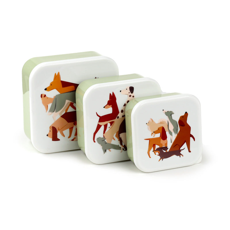 Lunch Boxes Set of 3 (M/L/XL) - Barks Dog LBOX97-0