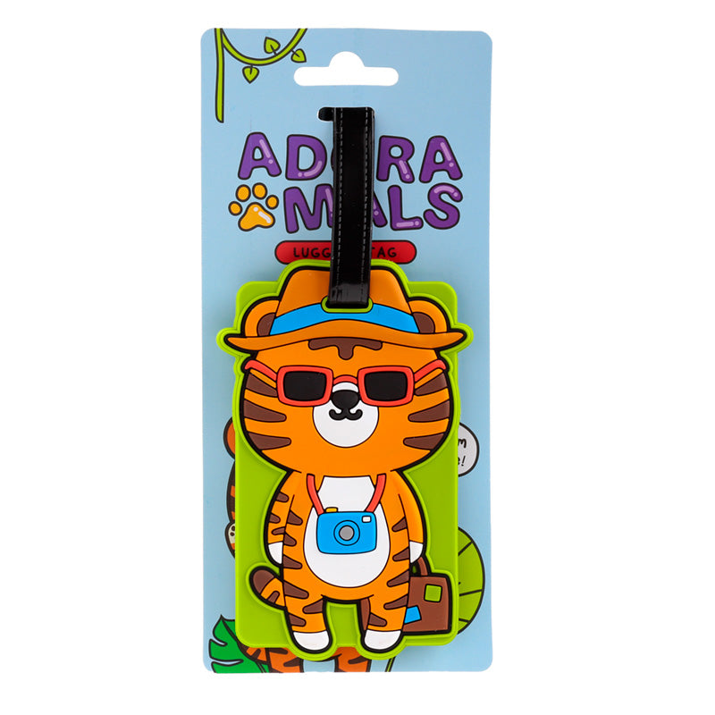 PVC Luggage Tag - Alfie the Tiger Adoramals LUT37-0