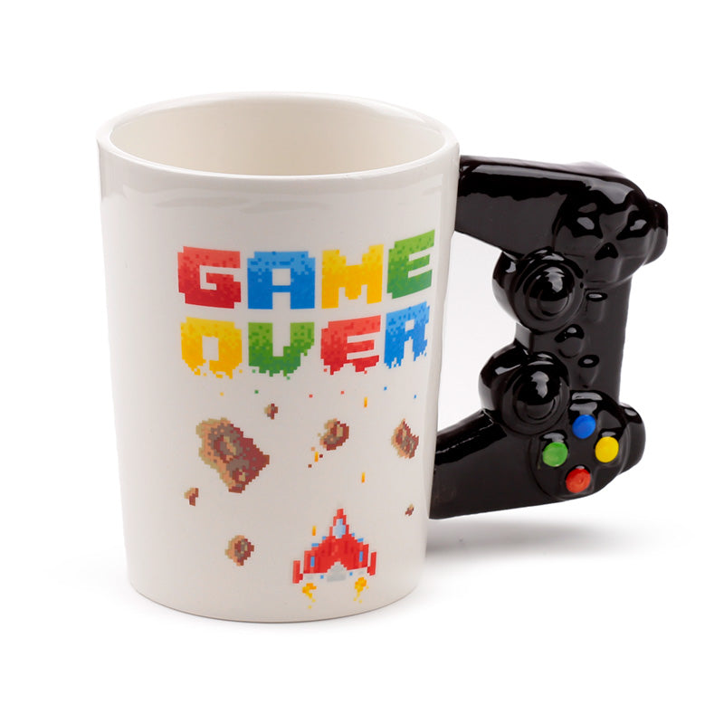 Ceramic Game Over Shaped Handle Mug MUG318-0