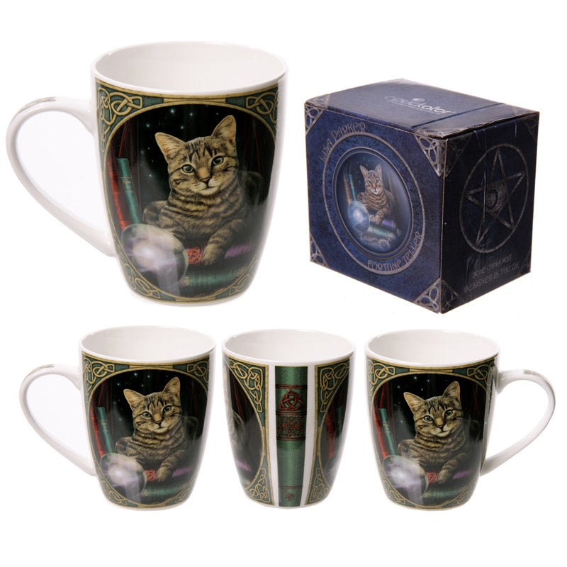 Cat Fortune Teller Lisa Parker Designed Porcelain Mug MULP24-0