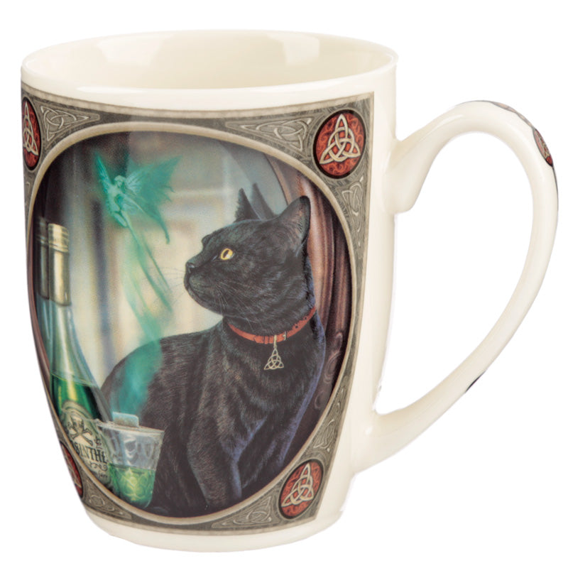 Lisa Parker Porcelain Mug - Absinthe Cat MULP53-0