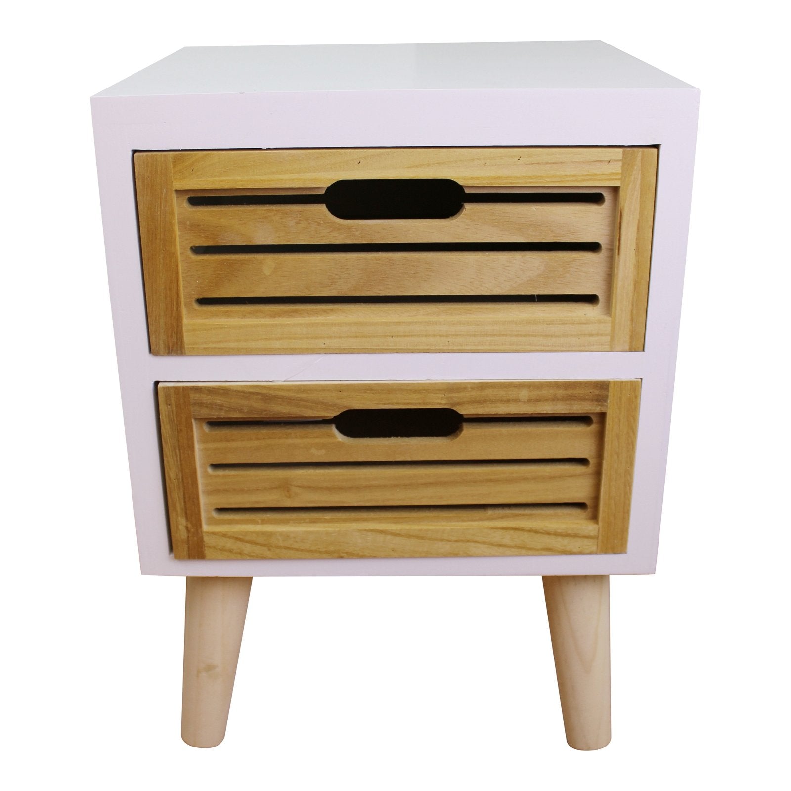 Compact 2 Drawer Unit with Removable Legs-3