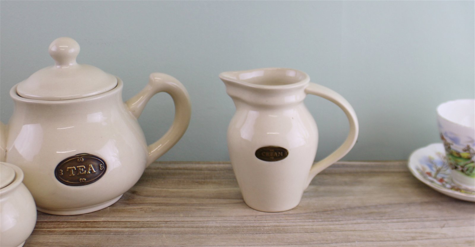 Country Cottage Cream Ceramic Cream Jug-1