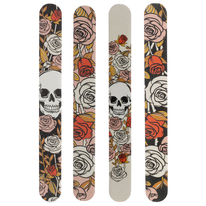 Nail File - Skulls & Roses NAIL115-0