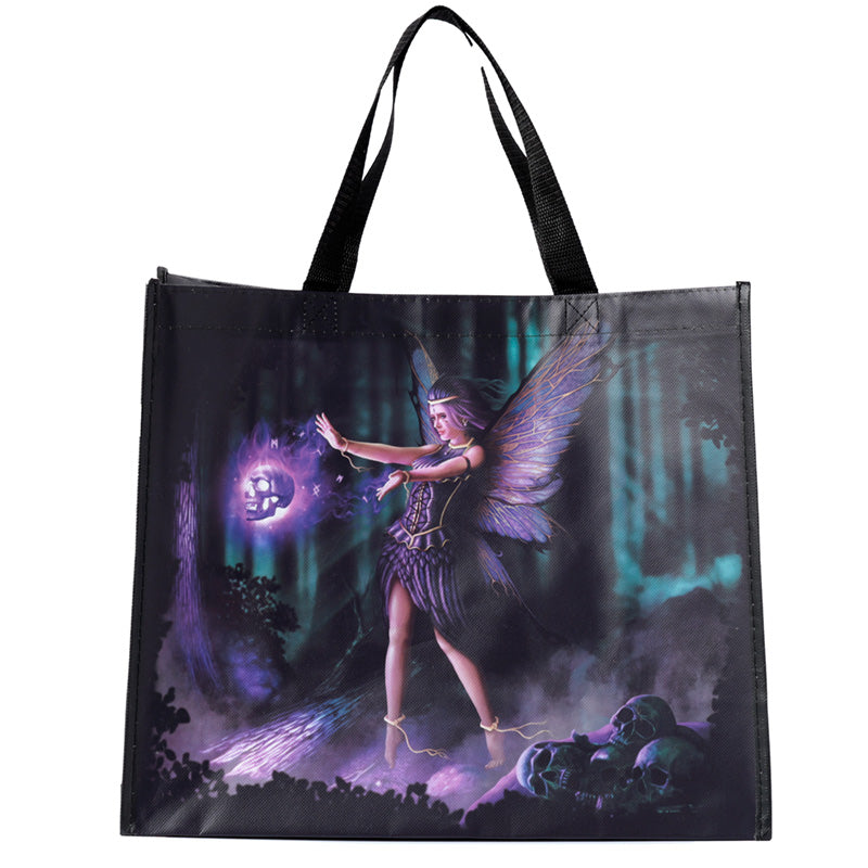 Reusable Shopping Bag - Natasha Faulkner Dark Fairy & Skull NWBAG81-0