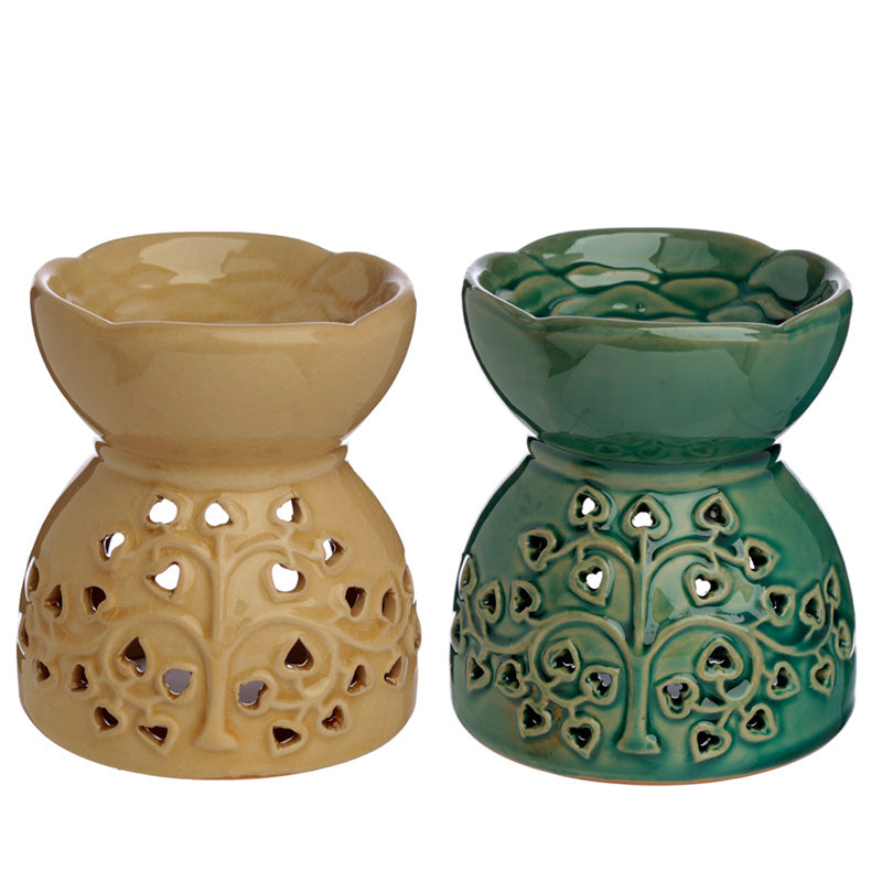 Ceramic Tree Motif Eden Oil Burner OB327-0