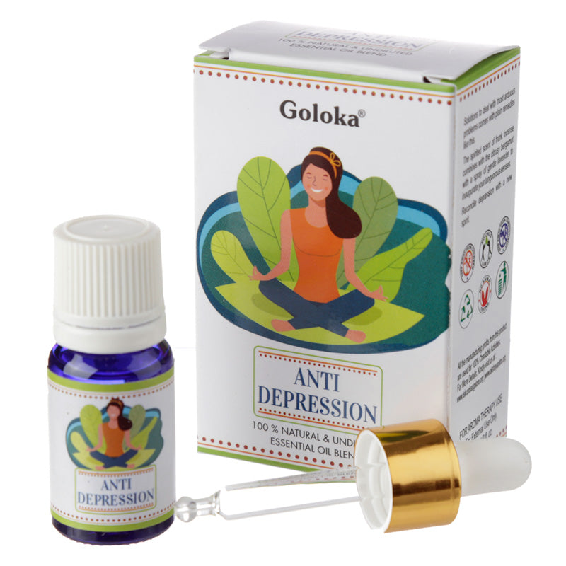 Goloka Blends Essential Oil 10ml - Anti Depression OILB05-0