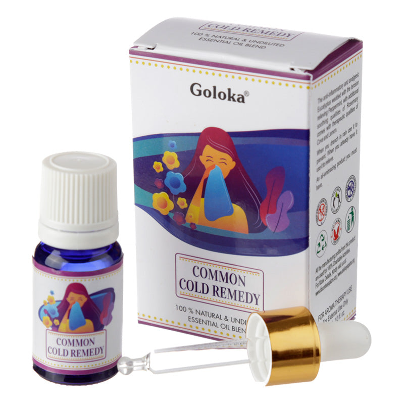 Goloka Blends Essential Oil 10ml - Cold Remedy OILB06-0