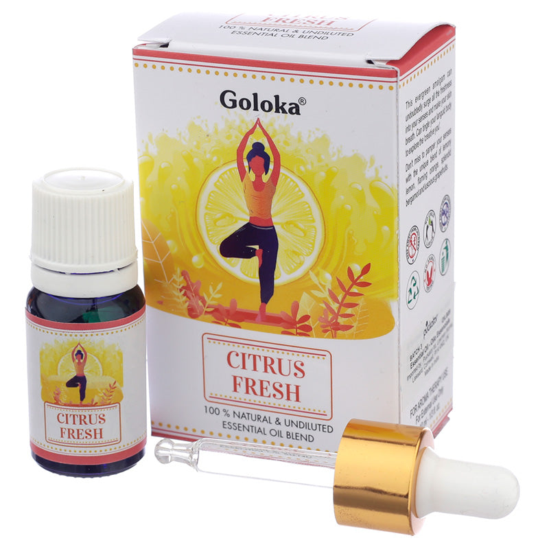 Goloka Blends Essential Oil 10ml - Citrus Fresh OILB09-0