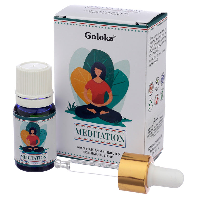 Goloka Blends Essential Oil 10ml - Meditation OILB12-0