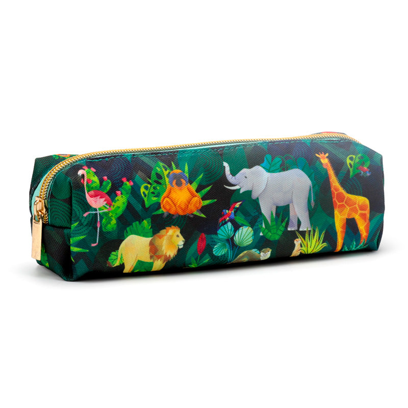 Canvas Pencil Case - Animal Kingdom PCASE59-0