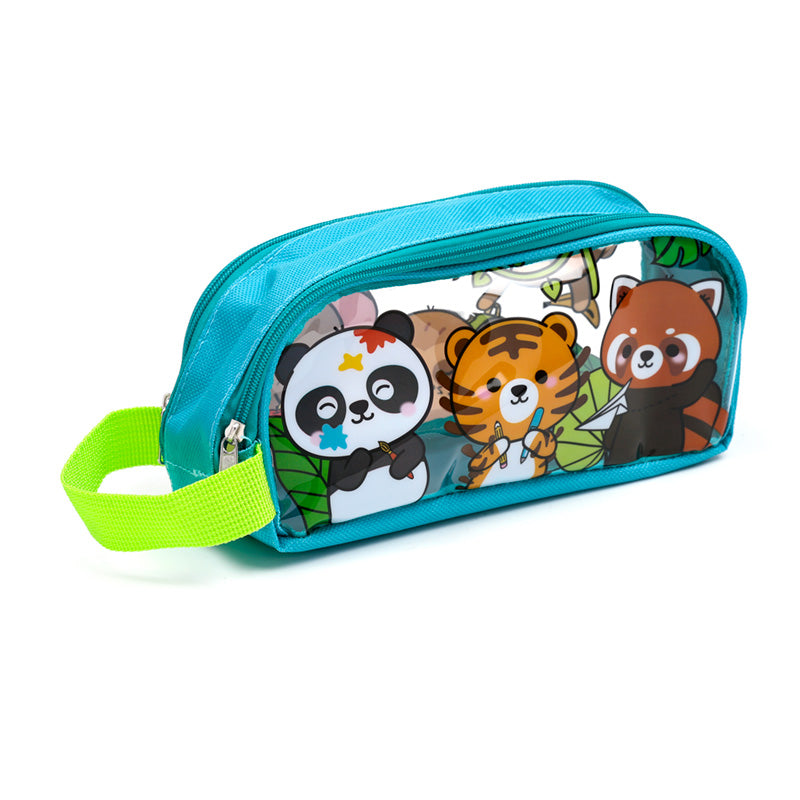 Clear Window Pencil Case - Adoramals Wild PCASE70-0