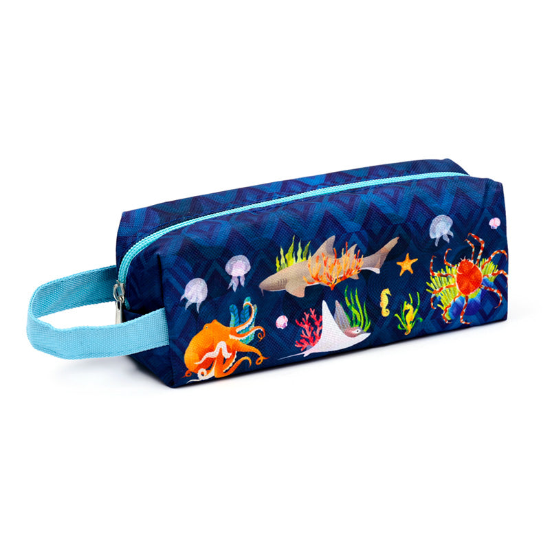 Oxford Cloth Pencil Case - Marine Kingdom PCASE72-0