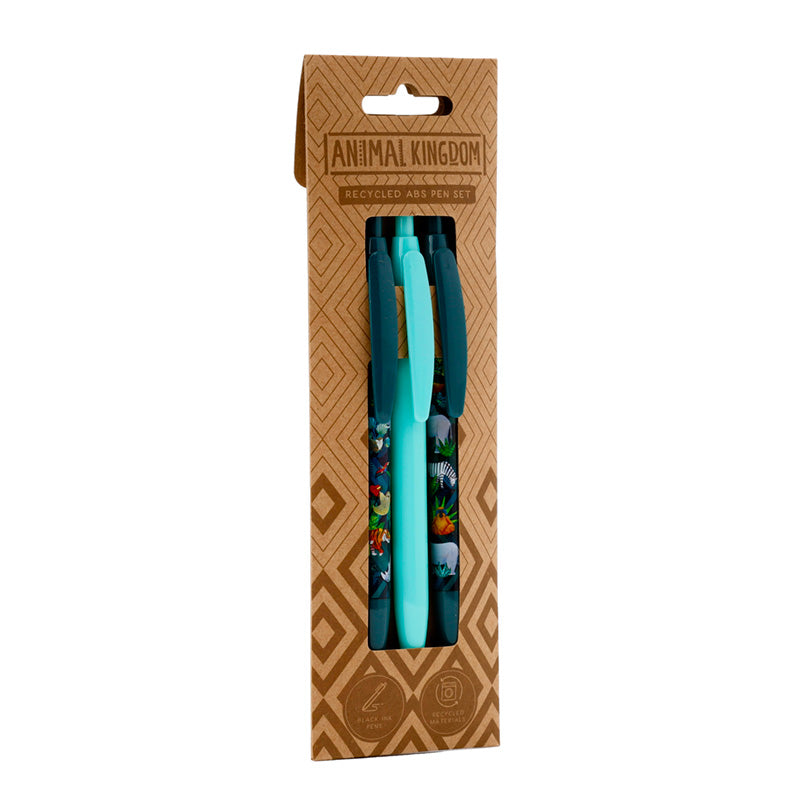 Recycled ABS 3 Piece Pen Set - Animal Kingdom PENS23-0