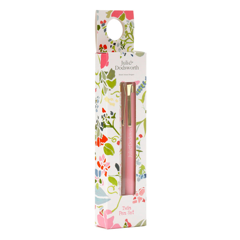 Pen Twin Set - Julie Dodsworth Pink Botanical PENS35-0