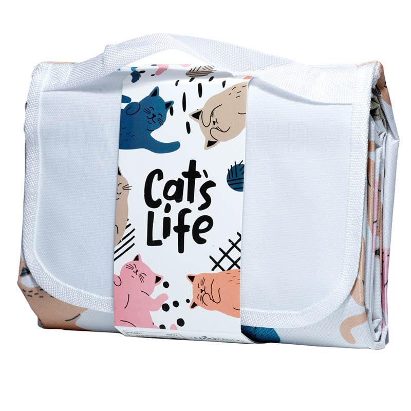 Cat's Life Picnic Blanket PICB01-0