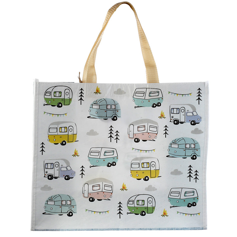 Recycled RPET Reusable Shopping Bag - Wildwood Caravan RPBAG05-0