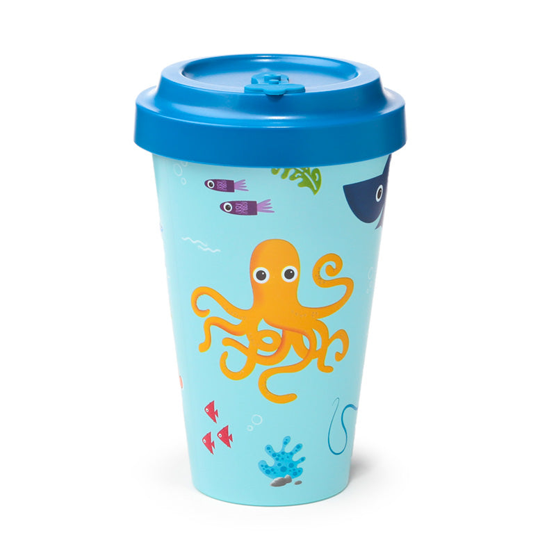 Recycled RPET Travel Mug 400ml - Splosh Sealife RPCUP06-0