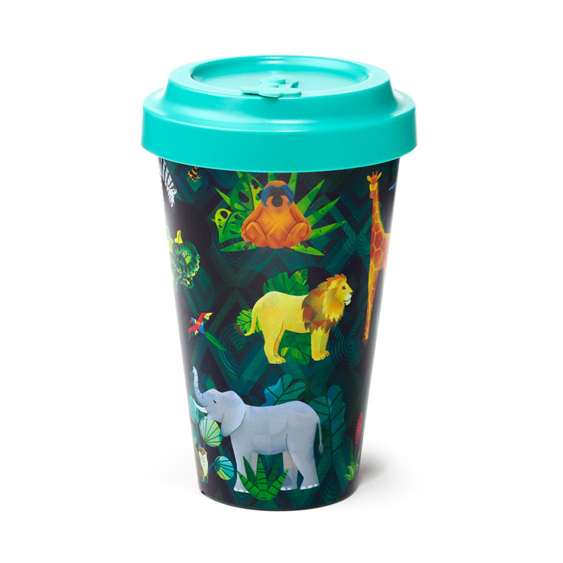 Recycled RPET Travel Mug 400ml - Animal Kingdom RPCUP07-0