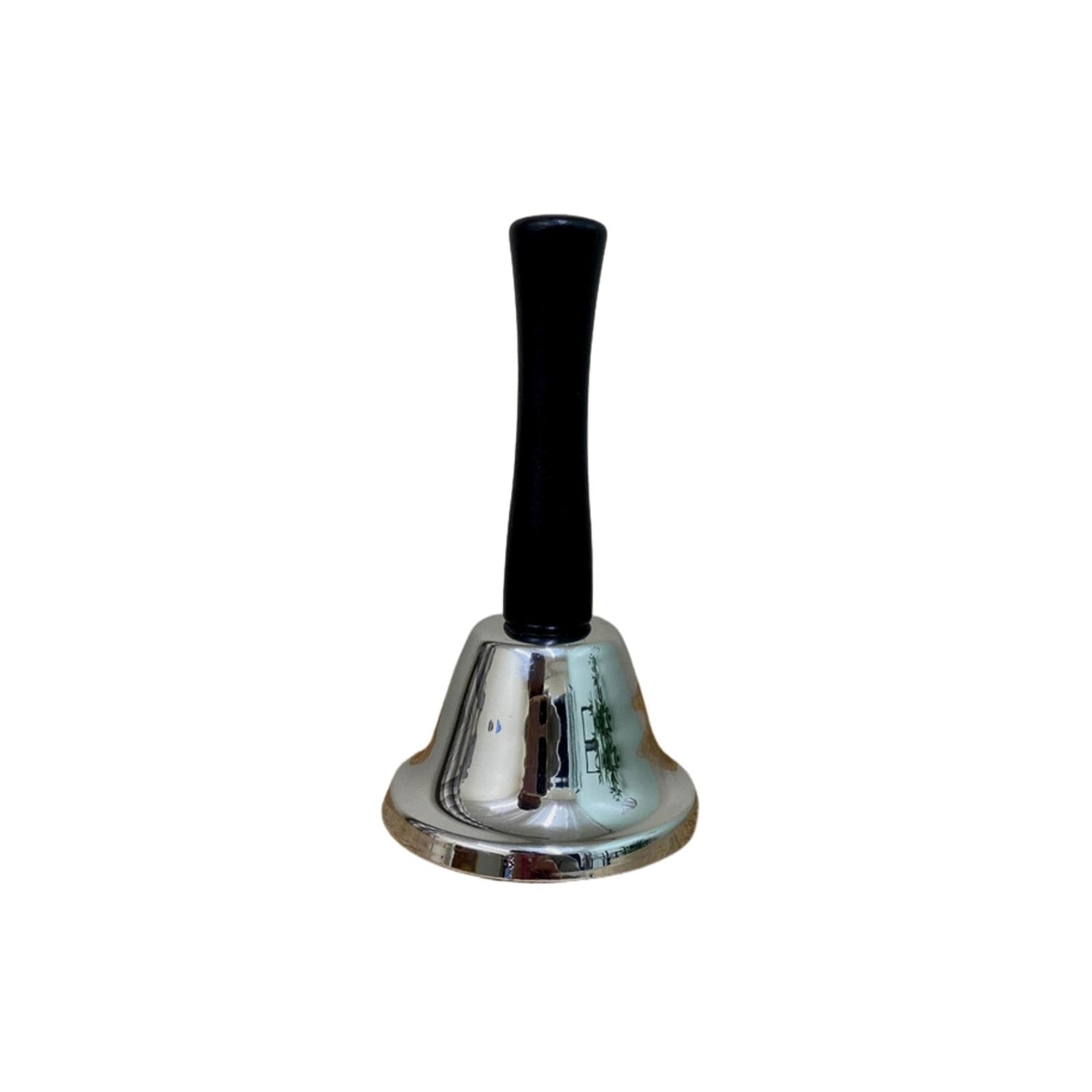 Classic Hand Bell, Black & Silver-0