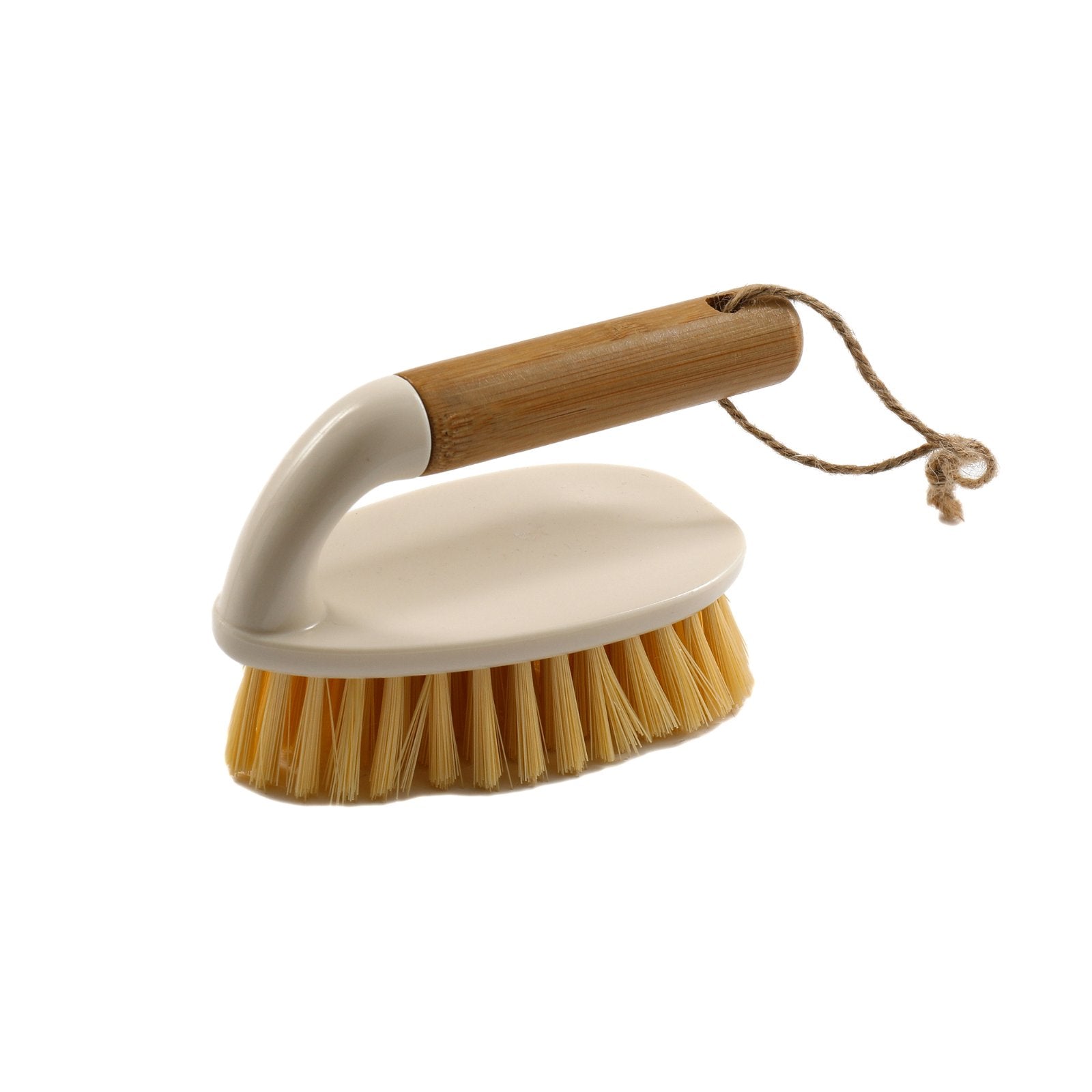 Cream Scrubbing Brush with Bamboo Wooden Handle-0