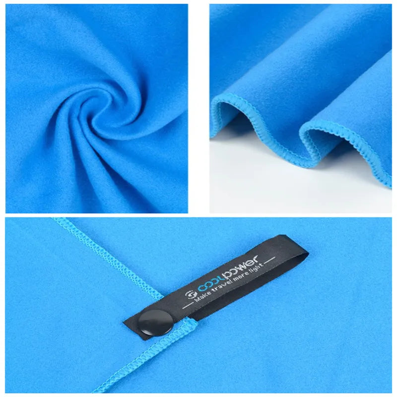 Quick Drying Microfiber Towel for Sport Super Absorbent Bath Beach Towel Portable Gym Towel for Swimming Running Yoga Golf Towel