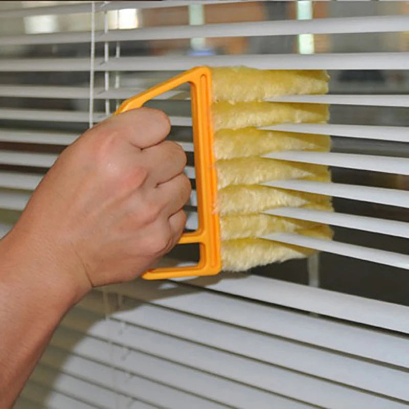 1pc, Washable Window Cleaning Brushes With Microfibers For Effortless Dust Collection And Blinds Cleaning