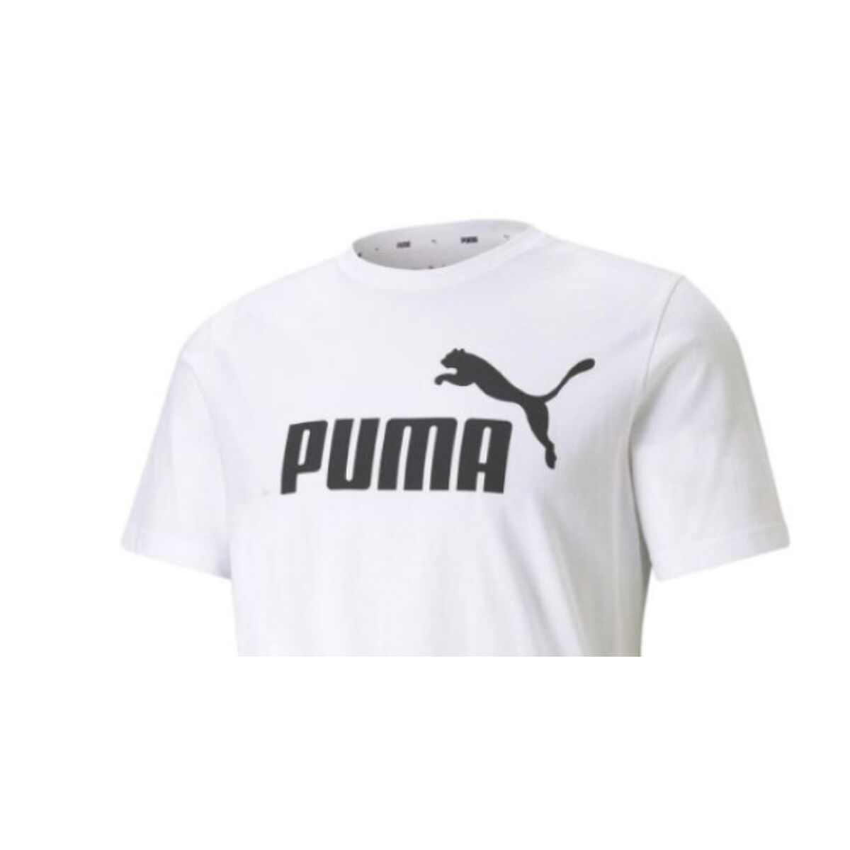 Men’s Short Sleeve T-Shirt Puma ESS LOGO TEE 586666 02 White-0