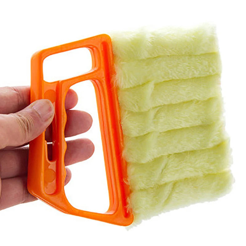 1pc, Washable Window Cleaning Brushes With Microfibers For Effortless Dust Collection And Blinds Cleaning