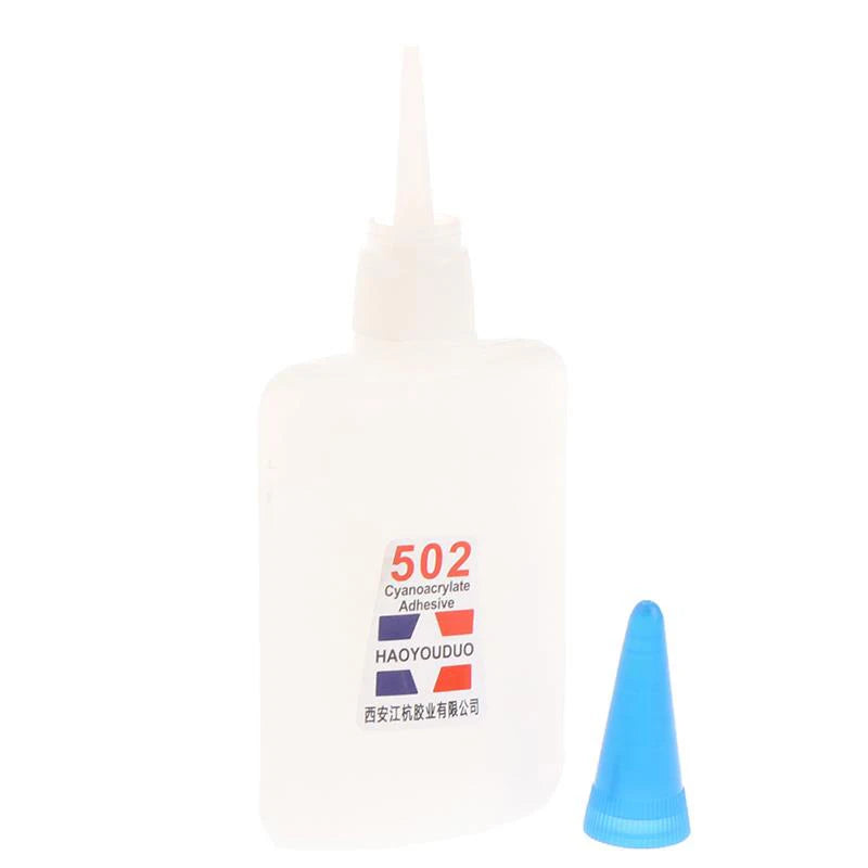 1pc 502 Super Glue Instant Quick Dry Cyanoacrylate Strong Adhesive Quick Bond Leather Rubber Metal Office Supplies Fast Glue