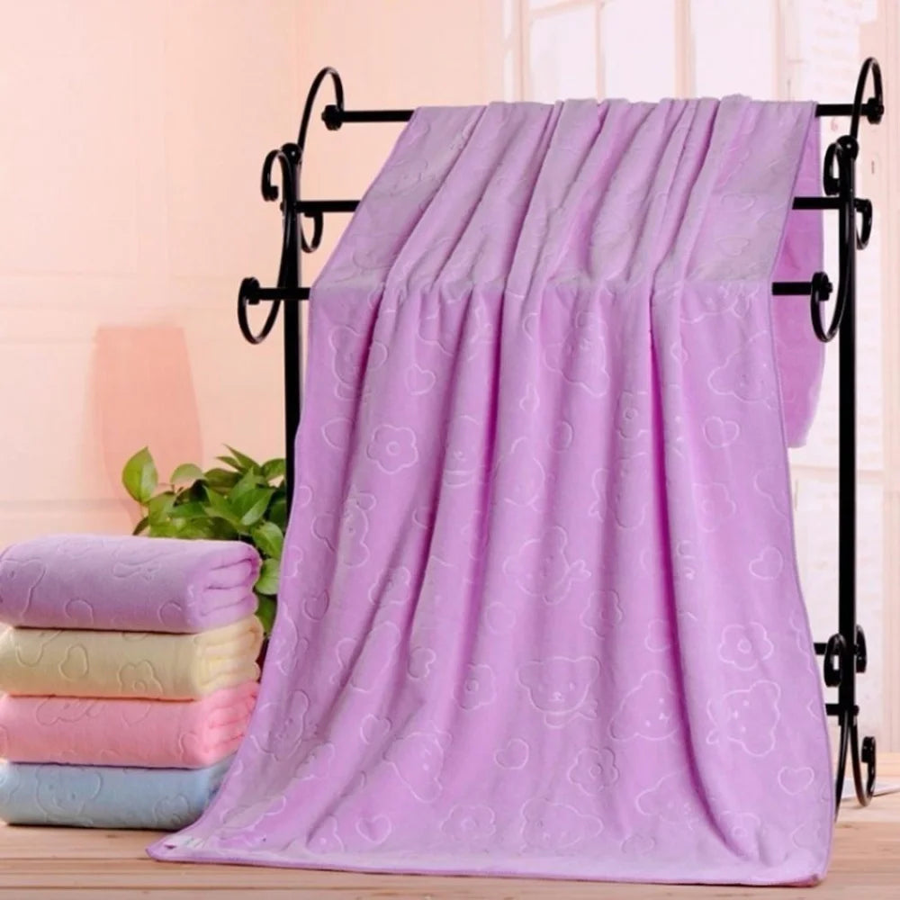 140x70cm Shower Towel Large Beach Towels Quick-Drying Towel Bath Towel Absorbent Soft Comfort Bathrobe Microfiber Towel Bathroom