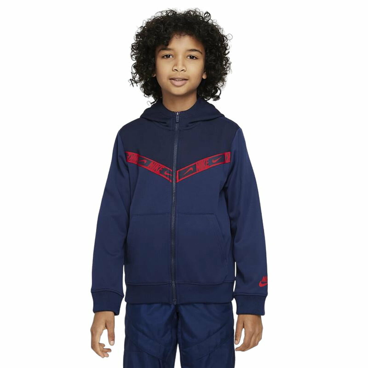 Children's Sports Jacket Nike Sportswear Dark blue-0