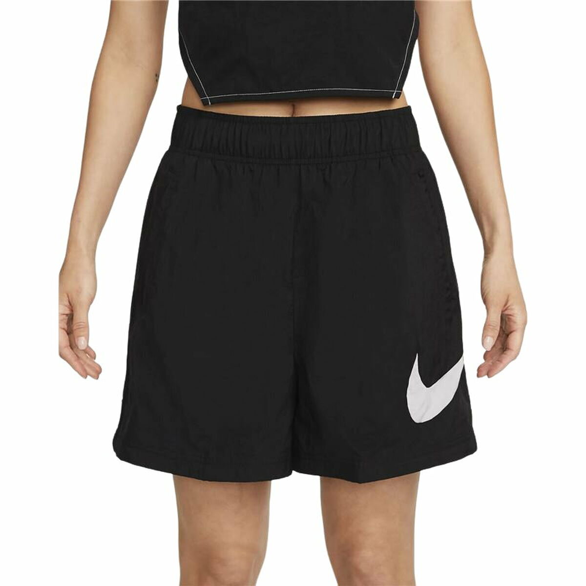 Sports Shorts for Women Nike Sportswear Essential Black-0