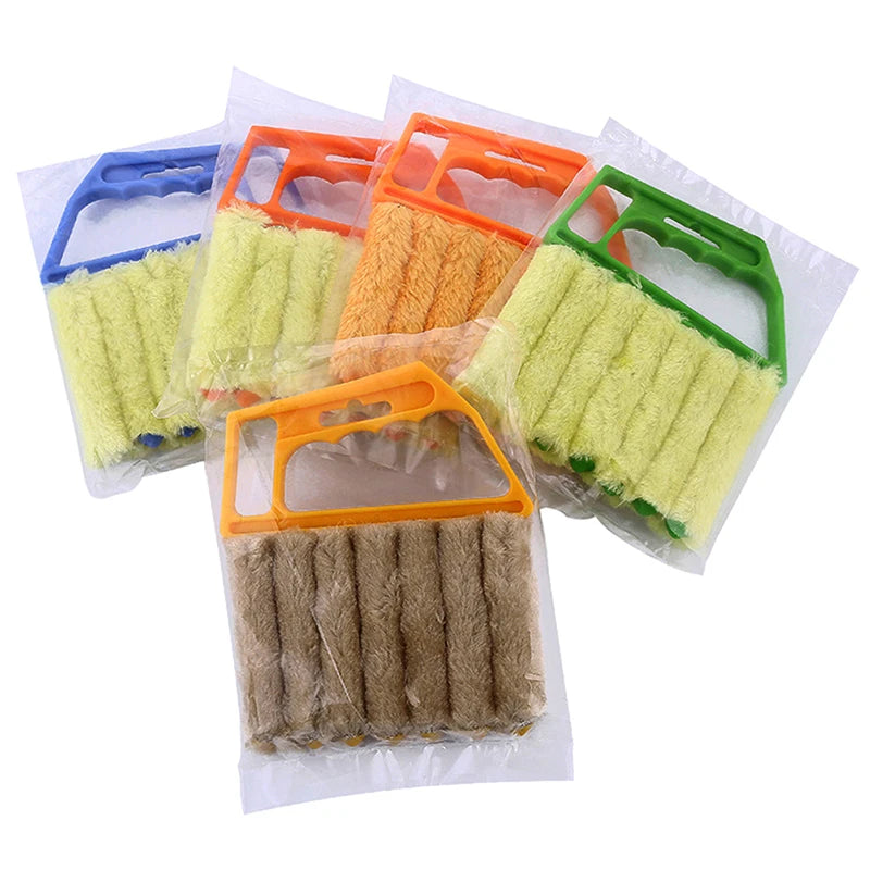 1pc, Washable Window Cleaning Brushes With Microfibers For Effortless Dust Collection And Blinds Cleaning