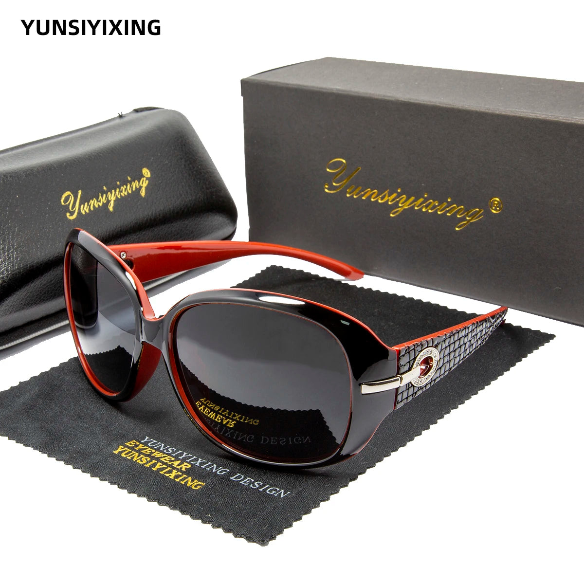 YSYX Polarized Women's Sunglasses Brand Designer Sun Glasses Fashion Classic Big Frame Glass Female Vintage Oculos De Sol ST2012