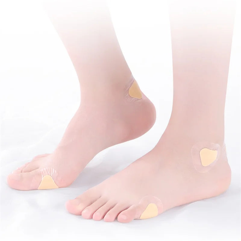 30pcs Gel Heel Protector Foot Patches Adhesive Blister Pads Heel Liner Shoes Stickers Pain Relief Plaster Foot Care Cushion Grip