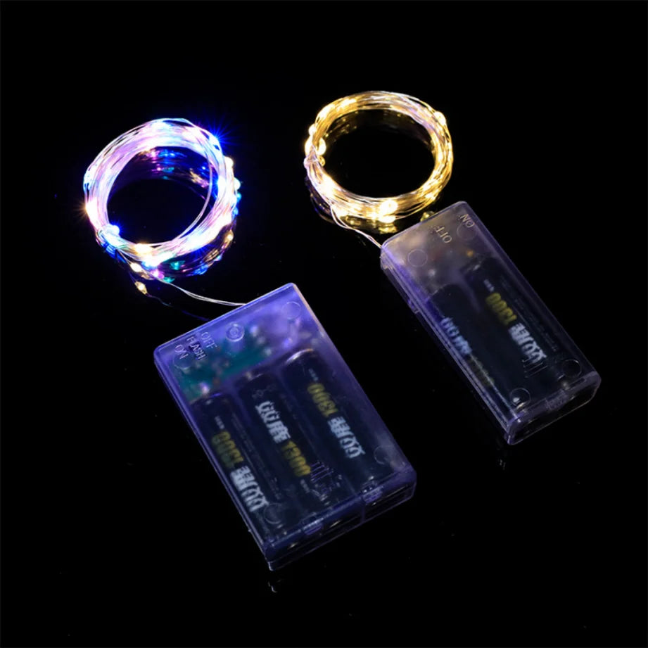 1M 2M 30M 20M 10M Copper Wire LED String Lights Holiday Lighting Fairy Garland for Christmas Tree Wedding Party Decoration